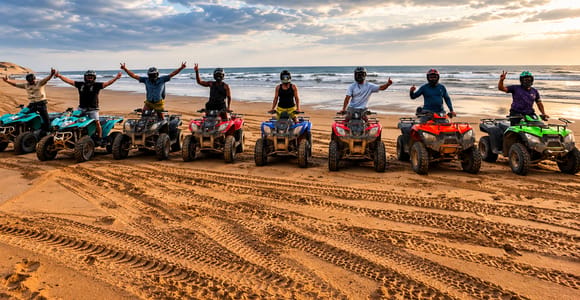 Agadir: Quad Biking Safari in Takad, Forest, Dunes and Atlantic Coast