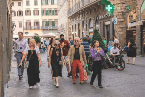 Firenze: Tour guidato a piedi per piccoli gruppiTour guidato in francese