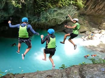 Cebu : île Pescador, course de sardines et canyoning Kawasan