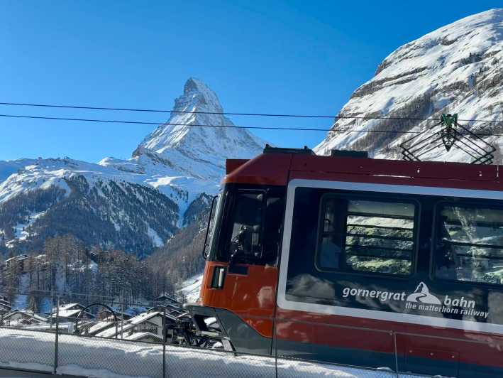 Tour privato di Basilea: Ferrovia panoramica di Zermatt e Gornergrat