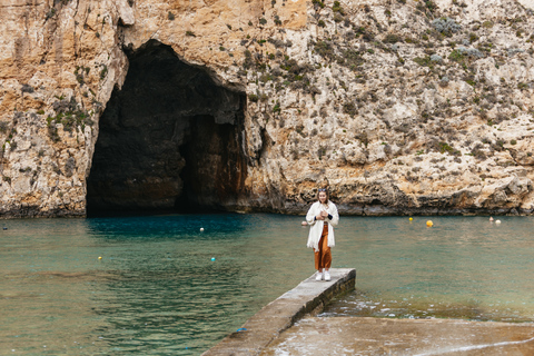 From Malta: Gozo Full-Day Jeep Tour with Lunch and Boat Ride