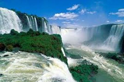 Depuis l'Argentine : Chutes d'Iguazu côté brésilien et barrage d'Itaipu