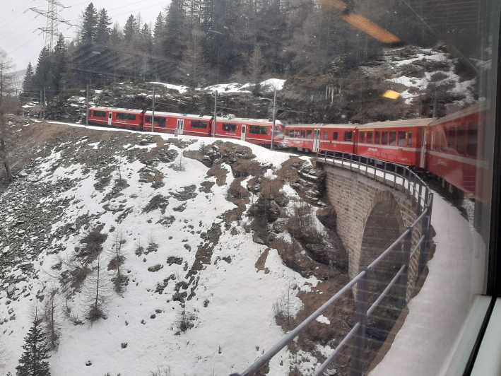 From Milan: Scenic Day Trip with Bernina Train Ride