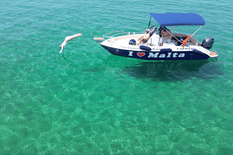 Prywatny rejs wycieczkowy: Odkryj Błękitną i Kryształową Lagunę Comino