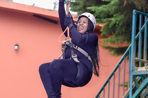 Kenya: la più lunga avventura in zipline in Africa a The Forest.