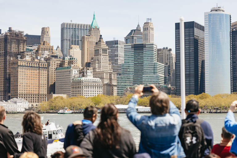 NYC: Wall Street Tour with 9/11 Memorial and Statue Ferry Lower Manhattan Walking Tour