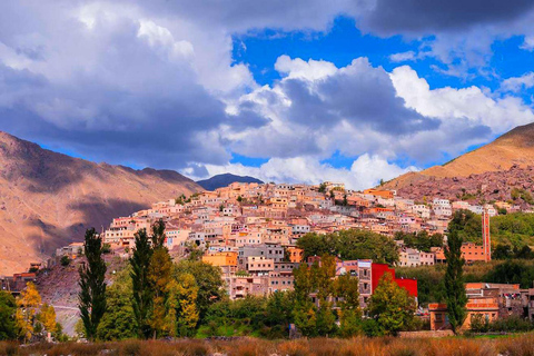 Excursión de un día a Marrakech en tirolina por el Alto Atlas