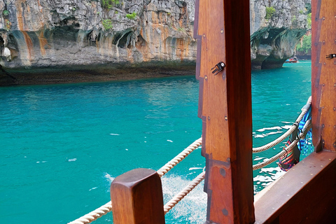 Khao Lak: Barco tradicional a la bahía de Phang Nga y la isla de Hong