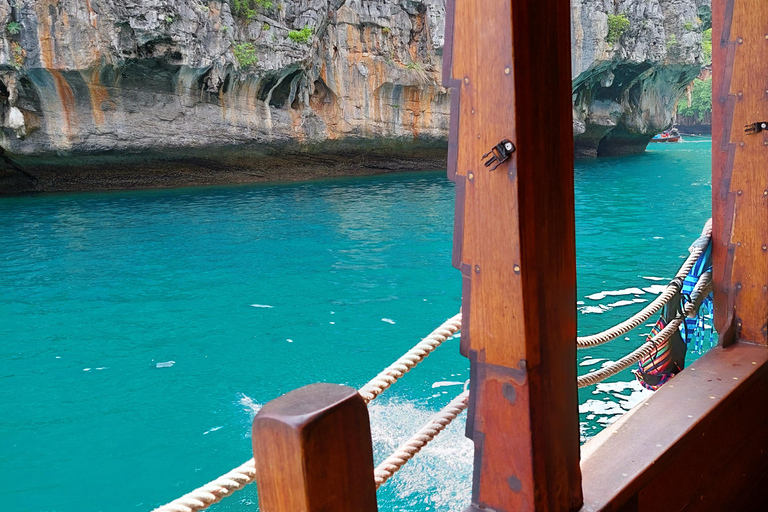 Khao Lak: Barco tradicional para a Baía de Phang Nga e a Ilha Hong