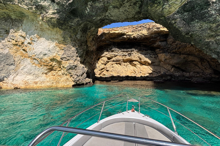 Malta: Blue Lagoon, Comino & Crystal Lagoon Private Tour 2hrs - Private Comino Boat Tour