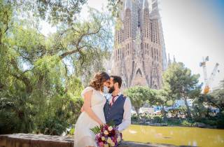 Barcelona: Privates Foto-Shooting an der Sagrada Familia