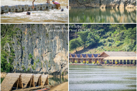 Luang Prabang: Cruise to Pak Ou Caves & Kuang Si Waterfalls