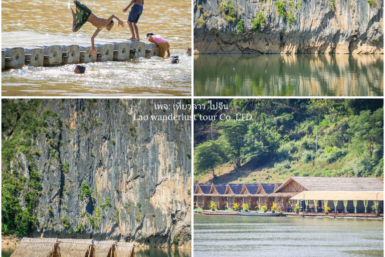 Luang Prabang: Cruise to Pak Ou Caves & Kuang Si Waterfalls