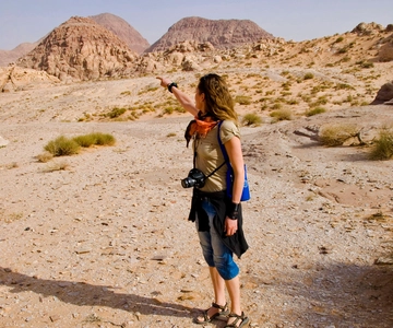 De Petra/Wadi Musa: Passeio de jipe em Wadi Rum com transfer do hotel