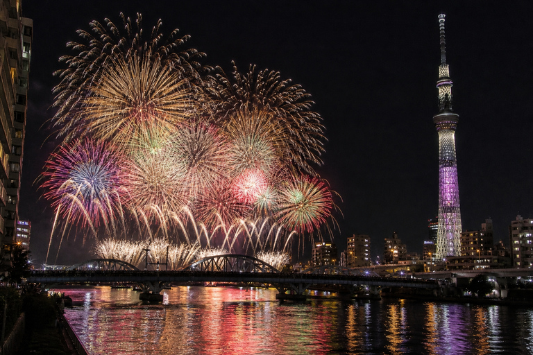 Tokyo: Sumida Fireworks Yukata & Yakatabune Dinner Cruise