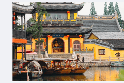 Shanghai: Zhujiajiao Water Town Tour with Tie-Dye Experience