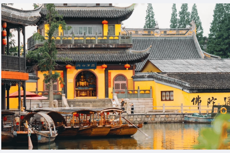 Shanghai: Zhujiajiao Water Town Tour with Tie-Dye Experience