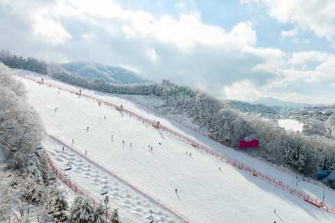 Vivaldi Park_ Ski &amp; Lift Pass (7 ore) con Seoul Shuttle[830am Myeongdong] Attrezzatura da sci e skipass (7 ore)