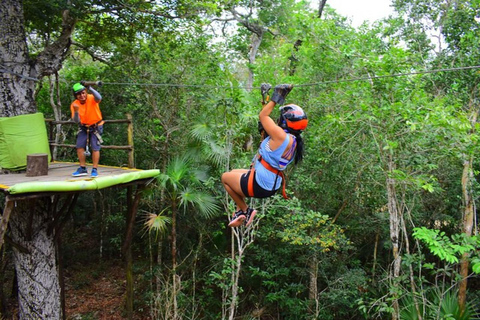 Cancun: ATV, Zipline, and Cenote Tour with Lunch