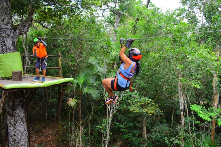 Cancun: ATV, Zipline, and Cenote Tour with Lunch