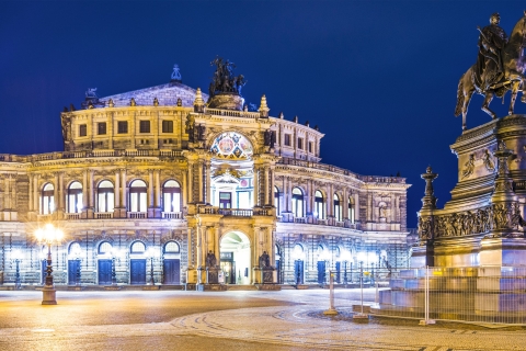 Prag-Dresden Einweg-Sightseeing-ReiseTour mit Guide; kein Eintritt oder Mittagessen