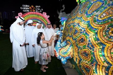 Дубай: входной билет в Glow Garden с трансфером из отеля