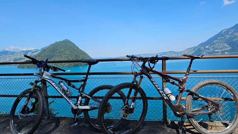 Lucerne: personal, guided bike tour with coffee break