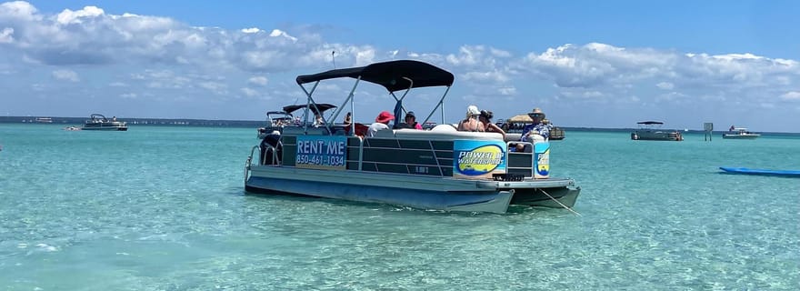Fort Walton Beach : Location d'un ponton de 20 pieds à 10 places