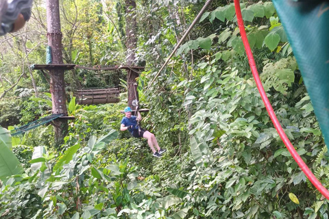 Phuket: Jungle Xtrem Avonturen en Zipline ParkAvontuur voor gevorderden met 45 platforms