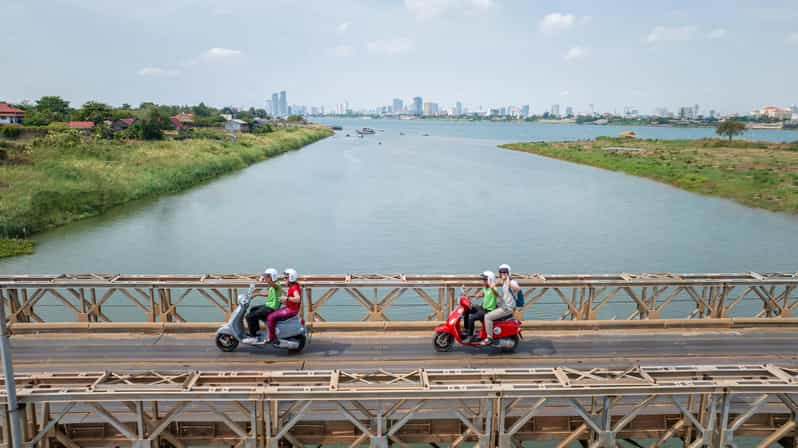 Phnom Penh Silk Island Haft Day Vespa Tour