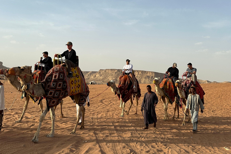 Riyadh:Red Sand Dunes camel ride&Quad&Sandboarding Adventure Private Tour with pick up and drop off from your location