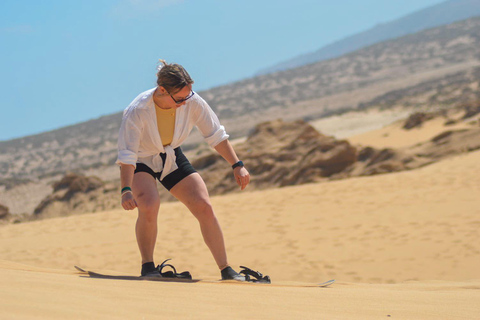 De Agadir: Sandboard e quadriciclo nas dunas de Timlaline