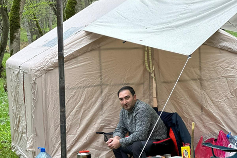 From Baku: Tufandagh Camping Trip with BBQ