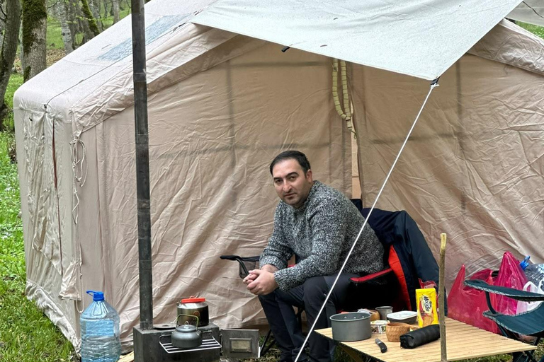 From Baku: Tufandagh Camping Trip with BBQ