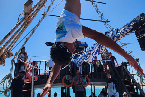 From Djerba: Pirate Day at Plage des Sables Blancs - Zarzis