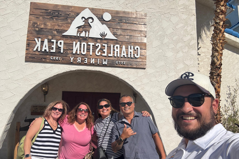 Visite panoramique de Las Vegas/Pahrump avec dégustation de vin et nourritureLas Vegas / Pahrump Dégustation de vins et collations