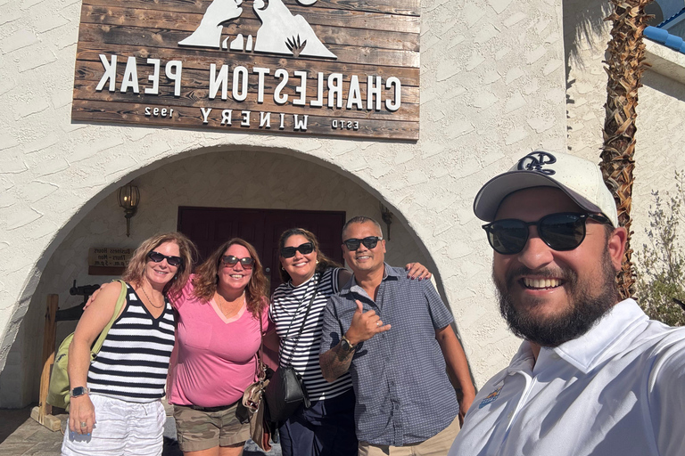 Visite panoramique de Las Vegas/Pahrump avec dégustation de vin et nourritureLas Vegas / Pahrump Dégustation de vins et collations