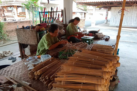 Mae Kampong Village, Hot Springs, Bo Sang Umbrellas Making