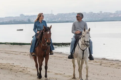 Paardrijden op het strand in GROEP + fotoreportage - PDT