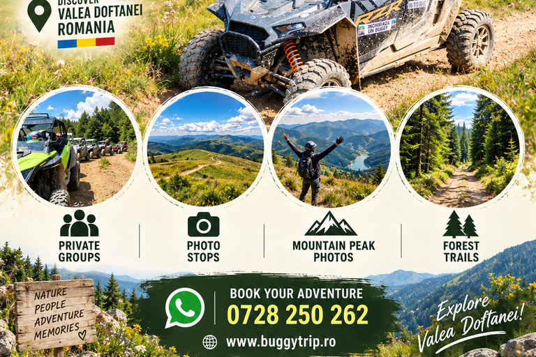 Valea Doftanei: Off-Road Forest & Mountain Adventure 3-Hour Off-Road Adventure