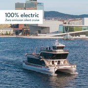 Oslo: vezetett fjordhajózás prémium csendes hajón