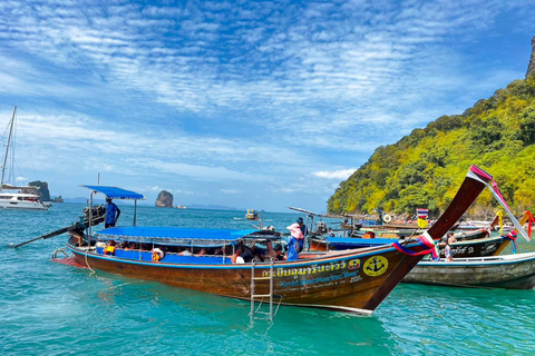 Ao Nang: Railay Bay & 4 Islands Tour with Buffet Lunch