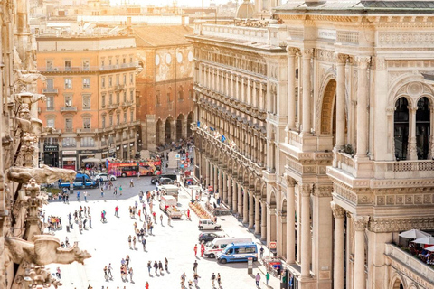 Milano: Piccolo gruppo - Castello, degustazione di gelati e tetto del Duomo