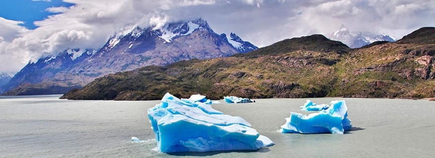 Punta Arenas : Journée de bateau à Torres del Paine et Glacier Grey