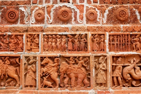 Kolkata : Excursion d'une journée aux temples de Terracotta et aux tisserands de Baluchuri