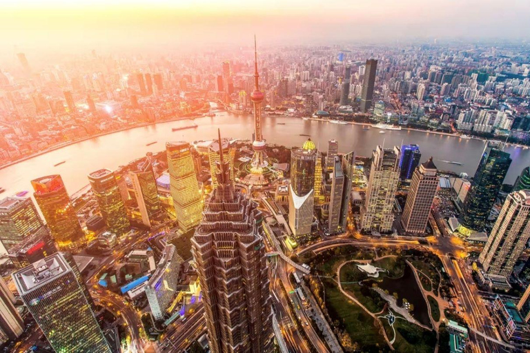 Shanghai: World Financial Center Observation Deck Ticket Observation Deck Ticket + Shanghai Sightseeing Bus