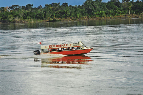 Passeio de barco nos rios Amazonas e Itaya