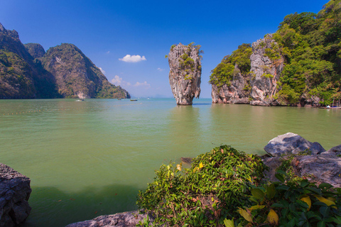 Phuket: Passeio de um dia em lancha rápida pelas ilhas James Bond e KhaiPhuket: viagem de um dia para James Bond e Ilhas Khai em lancha