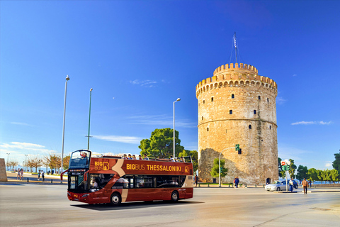 Thessaloniki: Big Bus Hop-On Hop-Off Open-Top Bus Tour Panoramic Night Tour by Open-Top Bus
