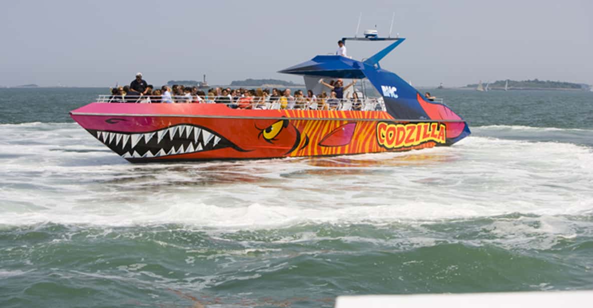 Boston Harbor Codzilla High Speed Thrill Boat